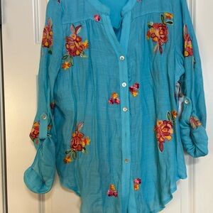 Figueroa & Flower Blue Top PL